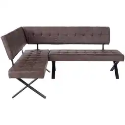 Möbelix Eckbank Braun Lederlook Vintage Donna Re 150x200 cm Angebot