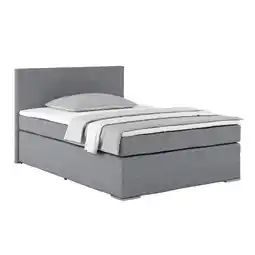 Möbelix Boxspringbett mit Topper 140x200cm Nero, Grau Grün Angebot