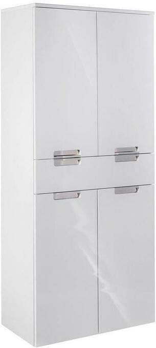 Möbelix Hochschrank Mit 4 Drehtüren Mars 65cm Weiß Dekor Angebot