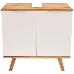 Möbelix Waschbeckenunterschrank Turin 4 B: 60 cm Weiß Angebot