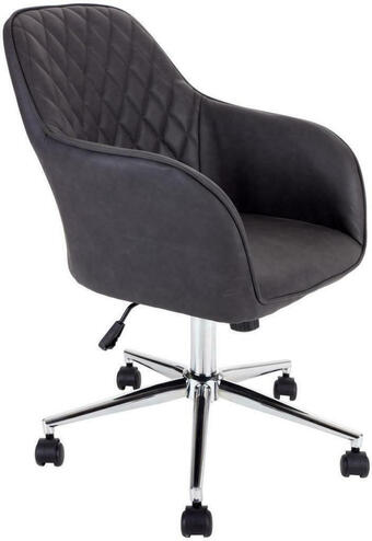 Möbelix Drehstuhl Melbourne im Lederlook Anthrazit Angebot