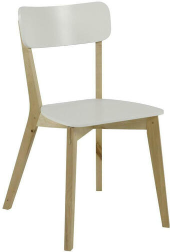 Möbelix Esszimmerstuhl Raven Weiß Echtholz Birke Angebot