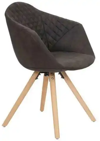 Möbelix Esszimmerstuhl Chadwick Schwarz/Braun 2er-Set Angebot