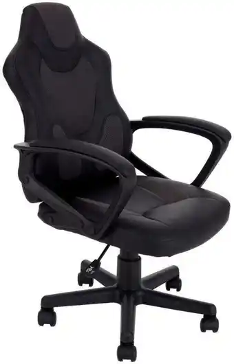 Möbelix Gaming Stuhl Racer Junior mit Armstützen, Schwarz Angebot