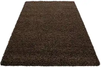Möbelix Hochflor Teppich Braun Life 120x170 cm Angebot