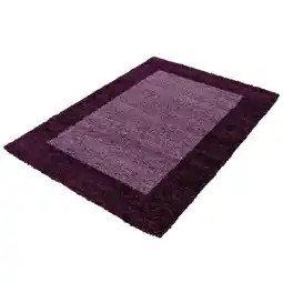 Möbelix Hochflor Teppich Lila Life 240x340 cm Angebot