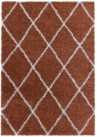 Möbelix Hochflor Teppich Terra Cotta Alvor 80x150 cm Angebot