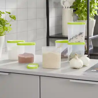 Möbelix Schüttdosen Conny, Grün 6er Set, Je 300 ml Angebot