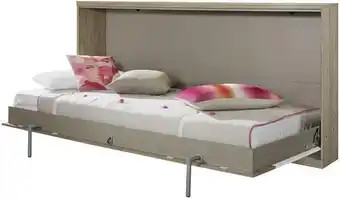 Möbelix Klappbett mit Lattenrost 90x200 Albero Weiß/Eiche Dekor Angebot