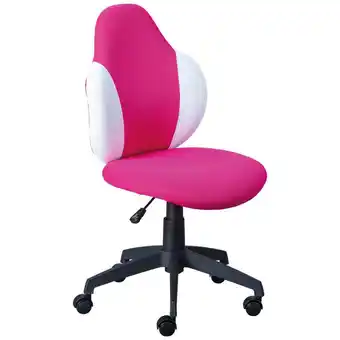 Möbelix Jugenddrehstuhl Jessi Mit Rollen Weiß/Pink Angebot