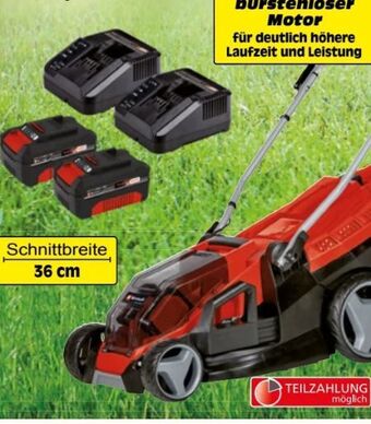 Zgonc Akku-Rasenmäher GE-CM 36/33 Li Set Angebot