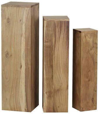 Möbelix Blumentisch 3er-Set Holz Massiv Akazie Angebot