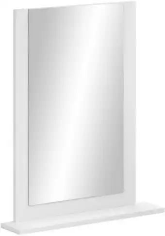 Möbelix Badspiegel Jonte Bxh 60x77 cm Rahmen Weiß mit Ablage Angebot