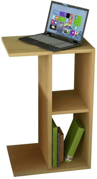 Möbelix Couchtisch Holz mit Fächer Nachto-Stand, Buche Dekor Angebot