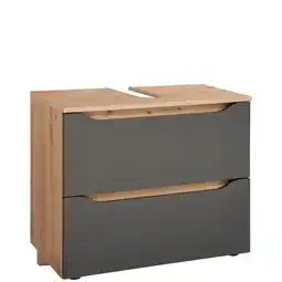 Möbelix Waschbeckenunterschrank Giga B: 100 cm, Eiche/Anhrazit Angebot