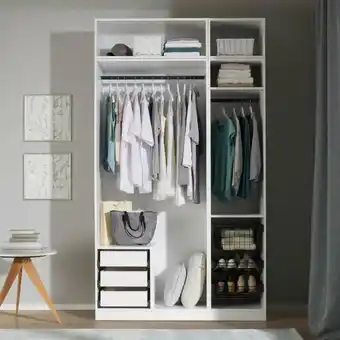 Möbelix Offener Kleiderschrank Mit Schubladen 137cm Unit Angebot