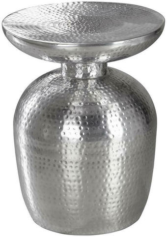 Möbelix Beistelltisch Orientalisch Rund Delyla, Silberfarben Angebot