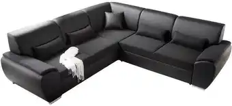 Möbelix Ecksofa mit Schlaffunktion Antara, Lederlook/Webstoff Angebot