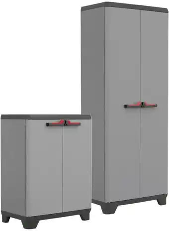 Möbelix Kunststoffschrank Set Stilo Hoch/Niedrig Angebot
