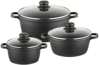 Möbelix Kochtopfset Finley 6tlg. Set aus Aluminium Angebot