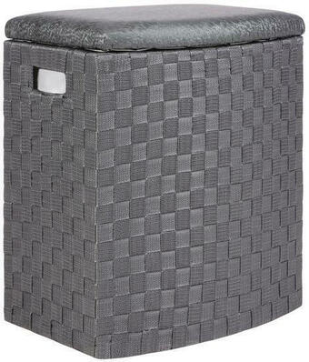 Möbelix Wäschetonne mit Deckel Ghada Anthrazit, 42x28x48 cm Angebot