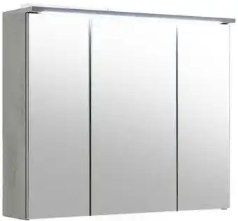 Möbelix Spiegelschrank Indiana mit Led 3-Türig BxHxT: 80x68x23 cm Angebot