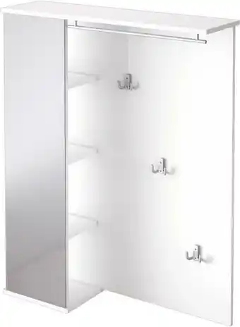 Möbelix Garderobe Pisa Weiß Dekor B: 90 cm mit Spiegel Angebot