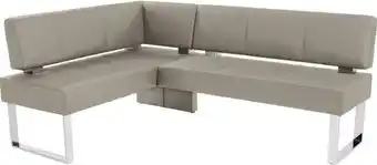Möbelix Eckbank Cappuccino Echtleder / Lederlook 180x220 cm Angebot