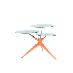 Möbelix Beistelltisch Mit 3 Tischplatten Triplet Kupfer Angebot