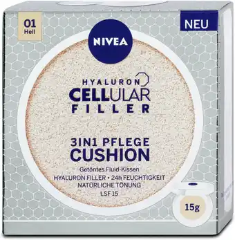 dm Nivea Hyaluron Cellular Filler 3in1 Pflege Cushion LSF 15 - Hell Angebot