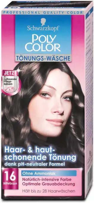 dm Poly Color Tönungs-Wäsche - Nr. 16 Mittelbraun Angebot