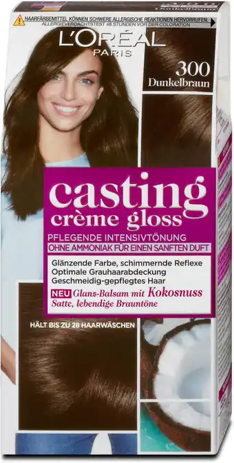 dm L'Oréal Casting Crème Gloss Glanz-Reflex-Intensivtönung - Nr. 300 Dunkelbraun Angebot