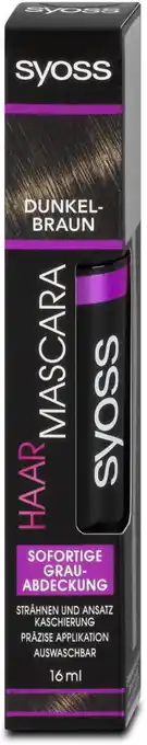 dm syoss Haar Mascara - Dunkelbraun Angebot