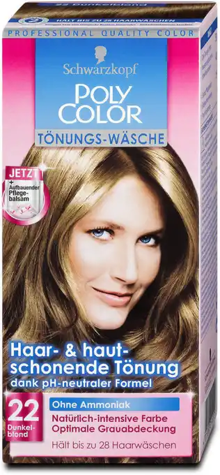 dm Poly Color Tönungs-Wäsche - Nr. 22 Dunkelblond Angebot