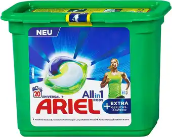 dm Ariel All-in-1 Pods + Extra Geruchsabwehr Universal Waschmittel Angebot