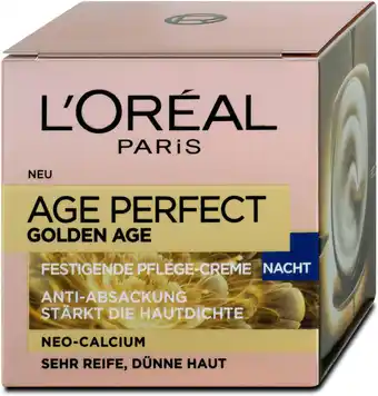 dm L'Oréal Paris Age Perfect Golden Age Pflegecreme Nacht Angebot