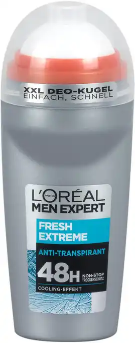 dm L'Oréal Men Expert Anti-Transpirant Deo Roll-On Fresh Extreme Angebot
