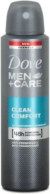 dm Dove Men + Care Deodorant Clean Comfort Anti-Transpirant Angebot