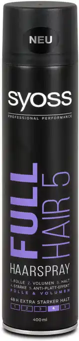 dm syoss Full Hair 5 Haarspray extra starker Halt Angebot