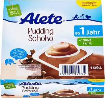 dm Alete Pudding Schoko Angebot