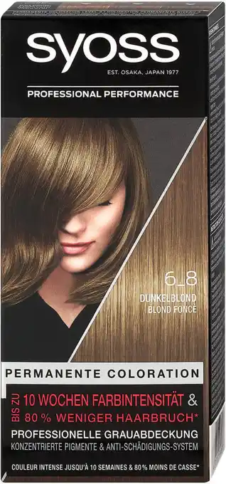 dm syoss Color Classic Permanente Coloration - Nr. 6-8 Dunkelblond Angebot