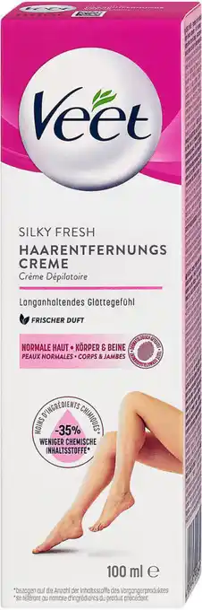 dm Veet Silky Fresh Haarentfernungscreme Normale Haut Angebot