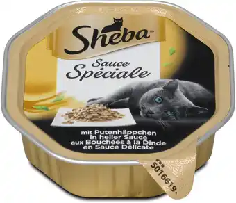 dm Sheba Sauce Spéciale Katzenfutter Putenhäppchen in heller Sauce Angebot