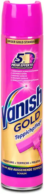 dm Vanish Gold Teppichpflege Angebot
