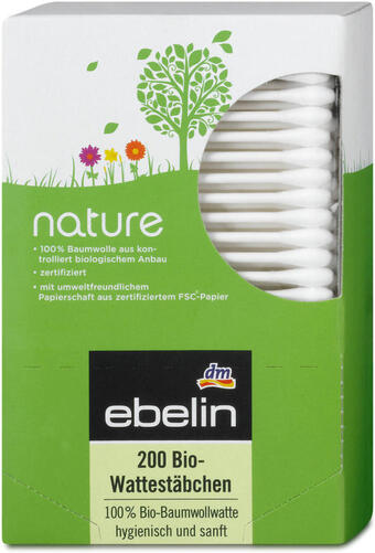 dm ebelin nature Bio-Wattestäbchen Angebot