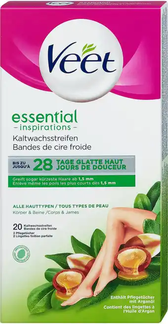 dm Veet Körper & Beine Kaltwachsstreifen für alle Hauttypen Angebot