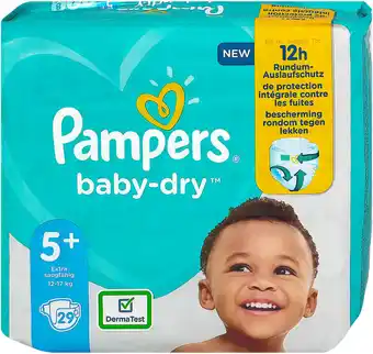 dm Pampers baby-dry Windeln Gr. 5+ (12-17 kg) Angebot
