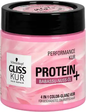 dm Gliss Kur 4in1 Color-Glanz Performance Kur mit Babassu-Nuss-Öl Angebot