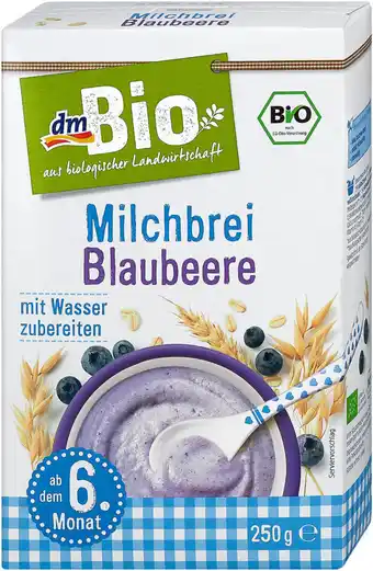 dm dmBio Milchbrei Blaubeere Angebot