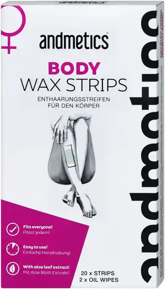 dm andmetics Body Wax Strips Angebot